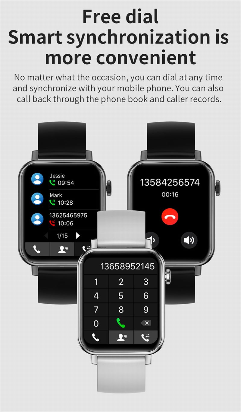 X39 Square Smart Watch